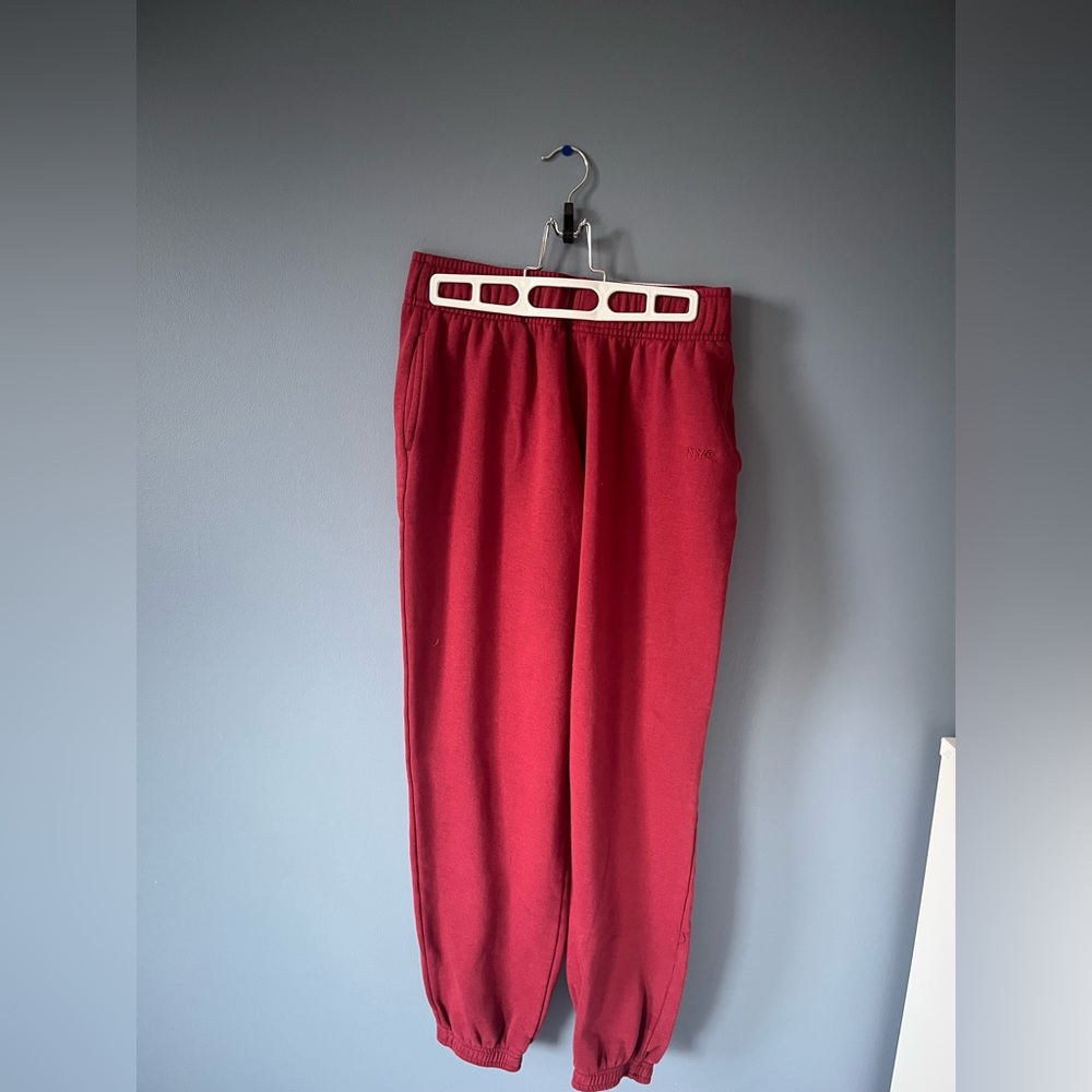 Ardene Red Track Pants